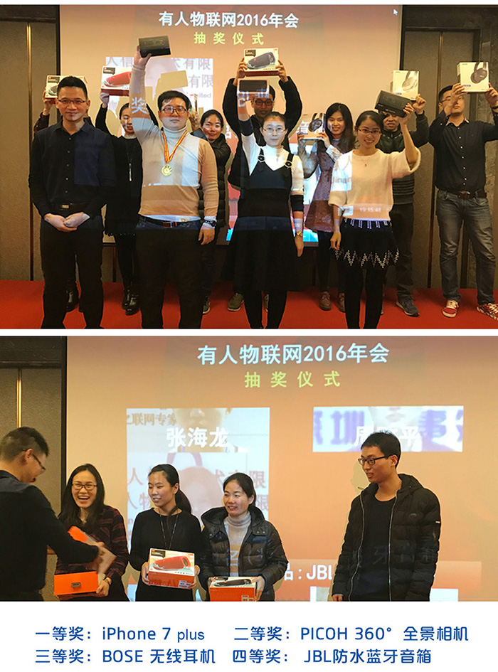 一家有范兒的物聯(lián)網(wǎng)科技公司的年會應(yīng)該是怎樣的：抽獎活動