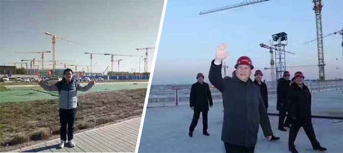 習主席與有人物聯(lián)網(wǎng)工程師同地拍攝